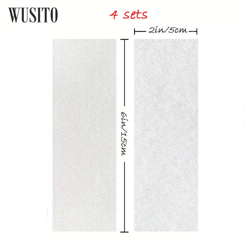 Wusito Hook And Loop Tape With Adhesive, Industrial Strength Sticky Back  Fasteners Tape Heavy Duty Self Adhesive Strips For Wall Hanging, Home,  Office - White - Temu Bahrain